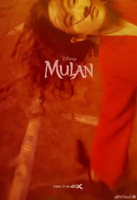 花木兰海报,最多10块钱