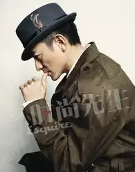 刘德华登时尚杂志封面戴礼帽披风衣扮绅士
