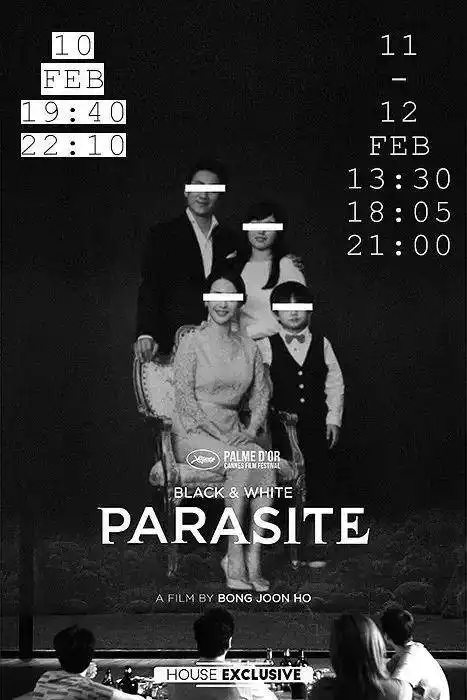 拿下4座奥斯卡的寄生虫,海报真的太有戏了
