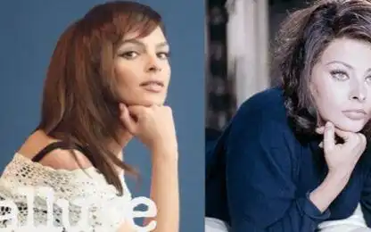 名模emilyratajkowski变装成性感偶像索非娅罗兰