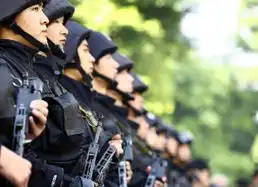 广东东莞500余警力武装巡游震慑黑恶势力

