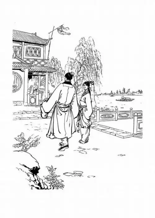 金庸名著射雕英雄传插图作品欣赏大侠一路走好