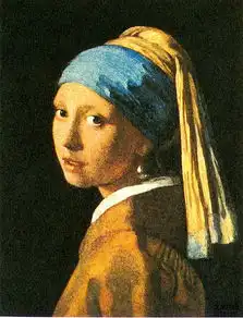 维米尔的名画戴珍珠耳环的少女到底有没有戴耳环