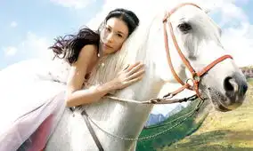 莫文蔚婚纱照曝光身骑白马如奇幻异域公主
