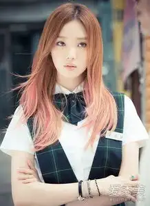 韩国女生都在追奶酪陷阱女二的挑染发型