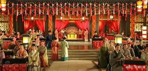 22睁大眼睛仔细看荣国府挂满宫灯