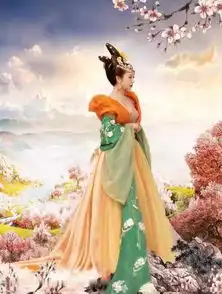 三生三世中李纯的7套奇葩古装荷叶领霸气,蓝色攒花衫像花仙子