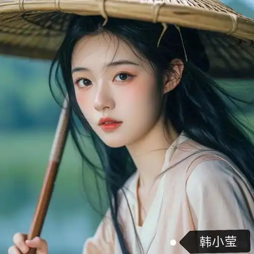 用ai生成射雕英雄传主要人物样貌,韩小莹简直美出天际
