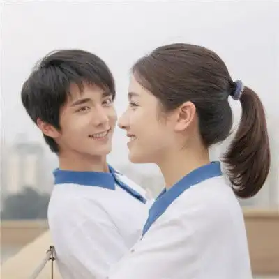 青春校园校服情侣头像一对你好旧时光