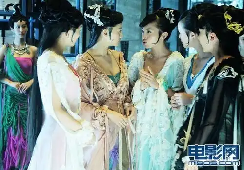 画壁仙女云集郑爽刘岩美女争艳