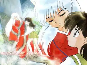 求犬夜叉中弥勒珊瑚单人全身高清图