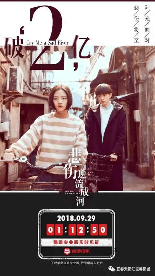 悲伤逆流成河重映8.14,票房15天突破3亿
