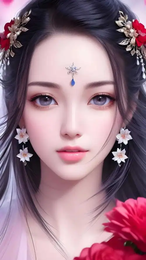 ai绘画国风美人窈窕淑女高清壁纸推荐