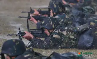 特战部队真狠驻藏特种兵冰雹风雨中卧姿练枪