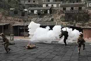 纪念八.一五抗日战争胜利,发一组大型实景演出地雷战剧照
