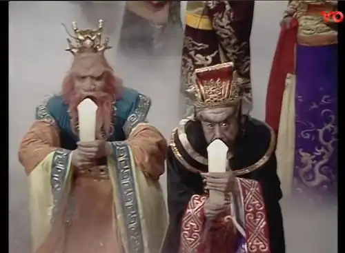 西游记珍贵剧照这里不仅拍了龙宫还有阴森的地府,杨洁导演真牛
