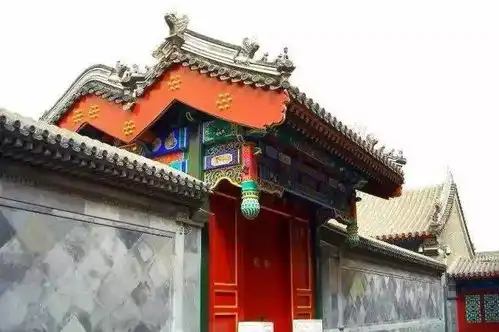 护国重建佛教建筑鉴赏之垂花门之美