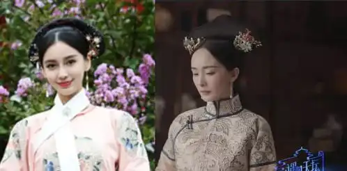 baby晒清宫造型花絮照,对镜自拍人比花娇,笑容超甜