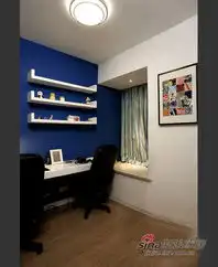 书房,小蜗居也玩复式范儿图片
