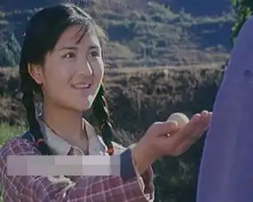 谢娜早年青涩剧照曝光可爱圆脸扎麻花辫
