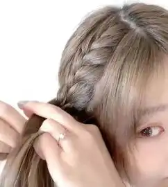 亲爱的热爱的佟年编发,减龄又少女,手残党快试试吧