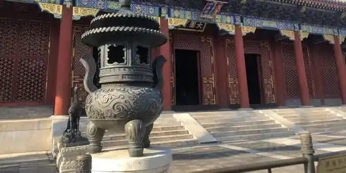 颐和园的那些有趣门礅
