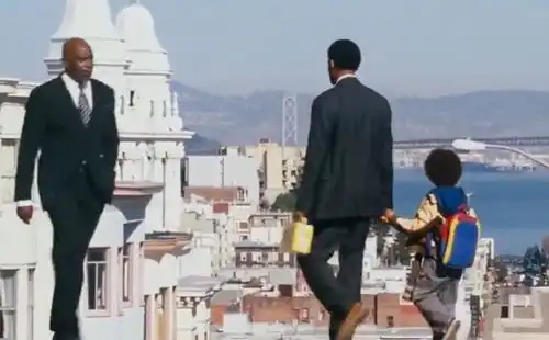 当幸福来敲门根据真实人物改编,影帝带儿子齐上阵
