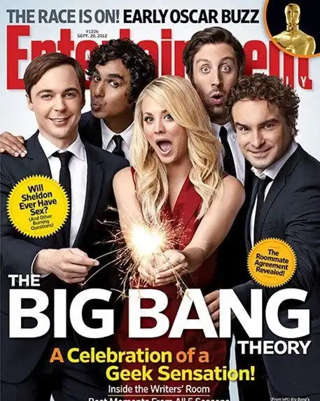 生活大爆炸五主角欢乐登娱乐周刊