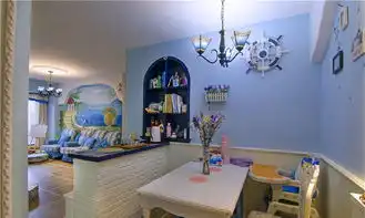 蓝调蜗居珈禄装饰设计案例土巴兔上海装修网