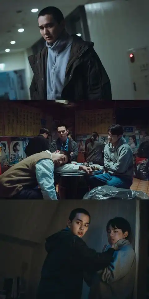 俞承豪惊悚犯罪新剧交易大胆换造型狂野平头重伤妆个人海报特写超震撼