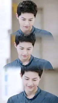 宋仲基太阳的后裔手机壁纸