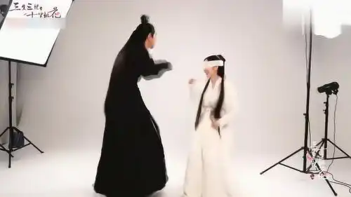 三生三世海报拍摄花絮天族舞王妖娆尬舞停不下