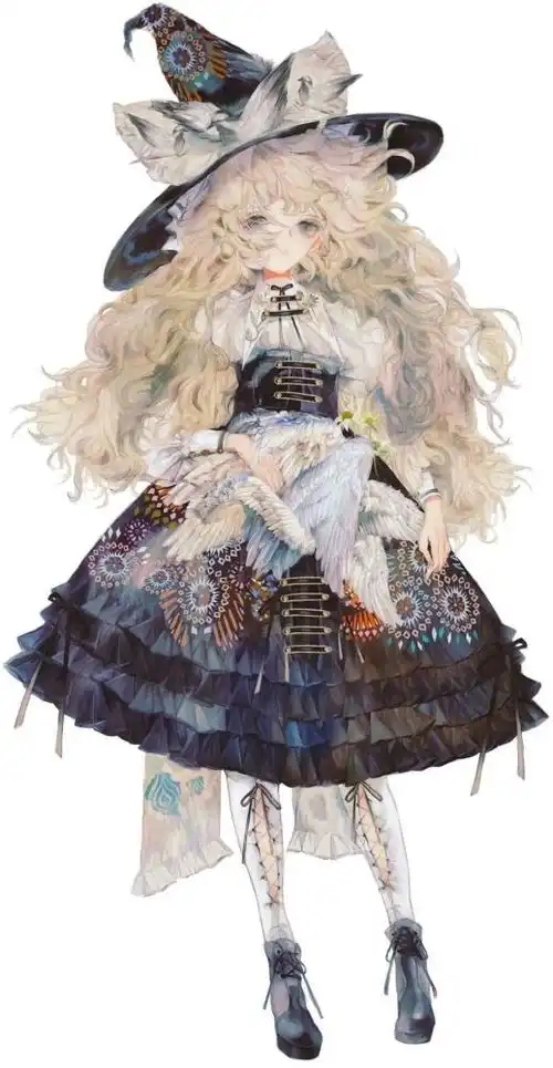 插画画风独特,华丽精致的插画,画师yogisya
