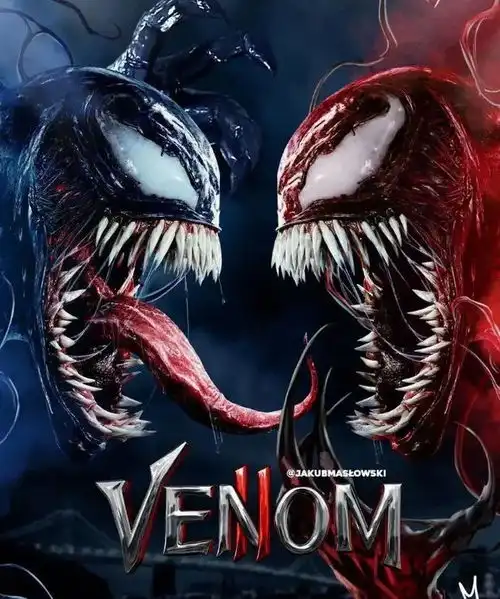 毒液2海报,竟然凭借惊悚登上了热搜