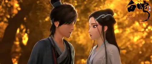 白蛇缘起再发剧照阿宣小白御风飞翔深情对视
