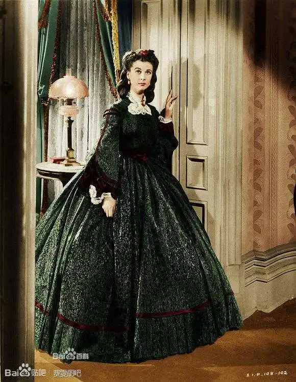 思嘉的那条绿裙子让人深陷乱世佳人,刘亦菲就是其中之一
