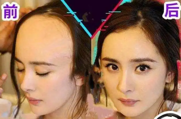 妤露检验古装颜值,重点看它发际线