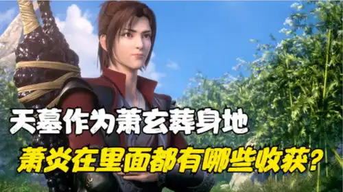 斗破苍穹天墓作为萧玄葬身之地,萧炎进过几次,都有哪些收获