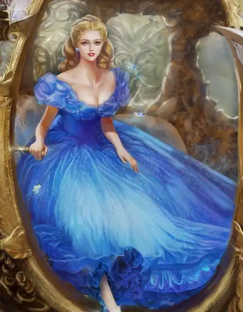 写实风格的迪士尼公主,超强画技展现公主生活,睡美人太好看了
