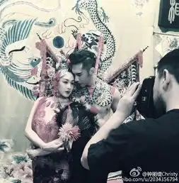 钟丽缇晒京剧婚纱照咬唇自拍眼神妩媚组图
