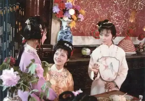 87版红楼梦林黛玉剧照,罕见
