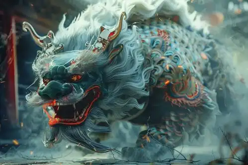 上古神兽麒麟动物模型图片摄影图下载至来源处