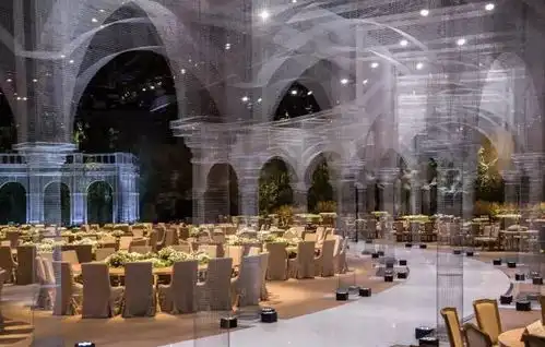 这才是真正的婚礼现场,你看到的都是摆酒席