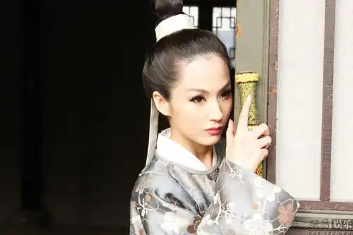 蓝燕隋唐英雄变身军装女侠
