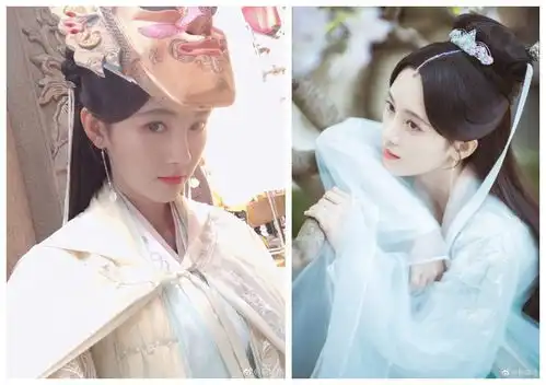 新白娘子鞠婧祎于朦胧新剧照来袭,合体再现游湖借伞场景