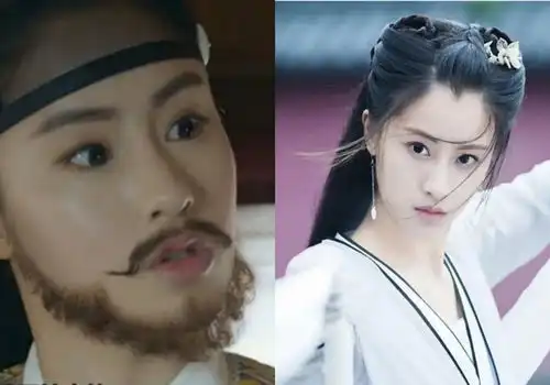 女扮男装却成李逵小龙女新剧造型翻车,网友直言丑到我了
