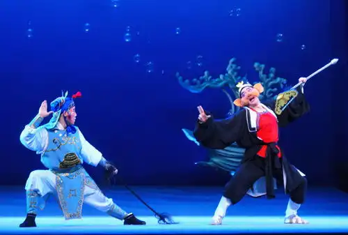 戏曲新秀打出一片天秦腔神话剧西游记之唐僧收四徒西安首演

