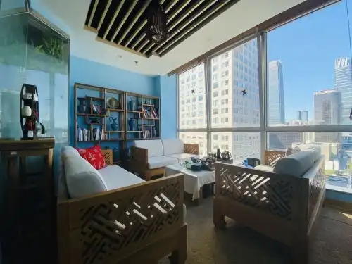 通州丨写字楼办公室出租丨精装修全套家具丨万达广场出租办公楼租赁北京我爱我家