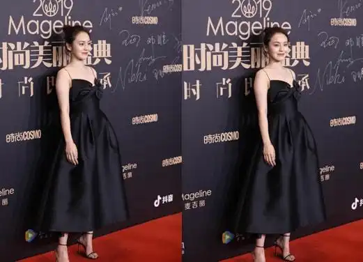 乔家的儿女清醒表嫂张佳宁,穿蓝色礼裙高级有范,太时髦