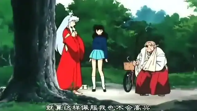 犬夜叉戈薇第一次见到跳蚤冥加,竟然直接掏出了杀虫剂